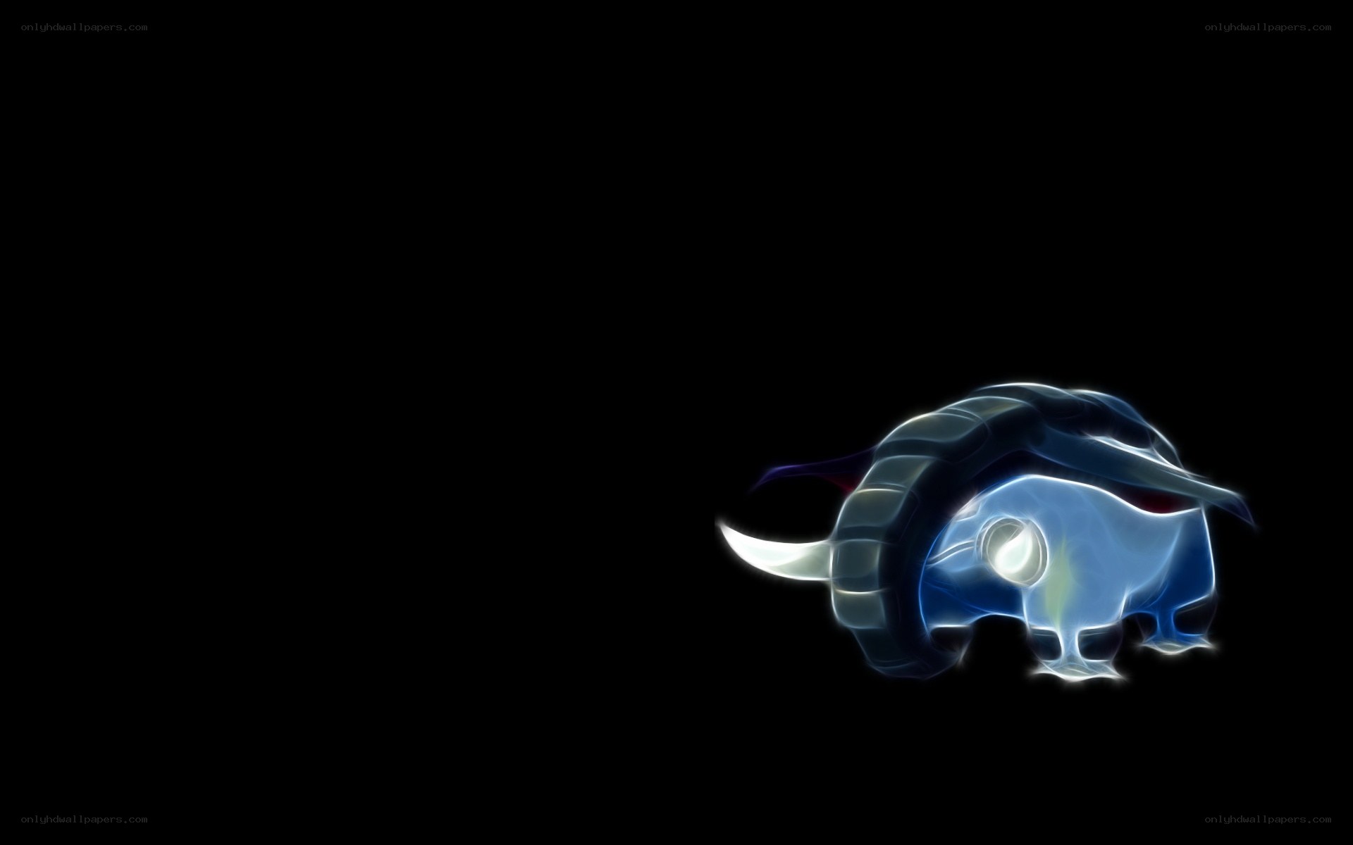 glowing blue pokémon