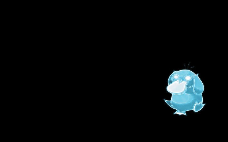 Glowing Blue Psyduck
