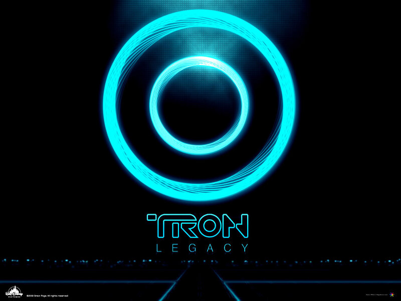 Glowing Blue Rings — Futuristic