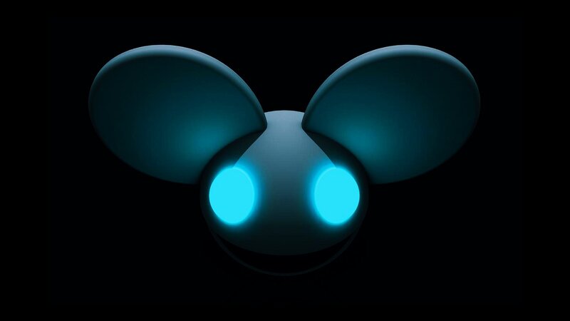 Glowing Blue Robot Head