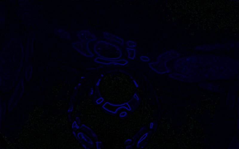 Glowing Blue Sphere — Mysterious
