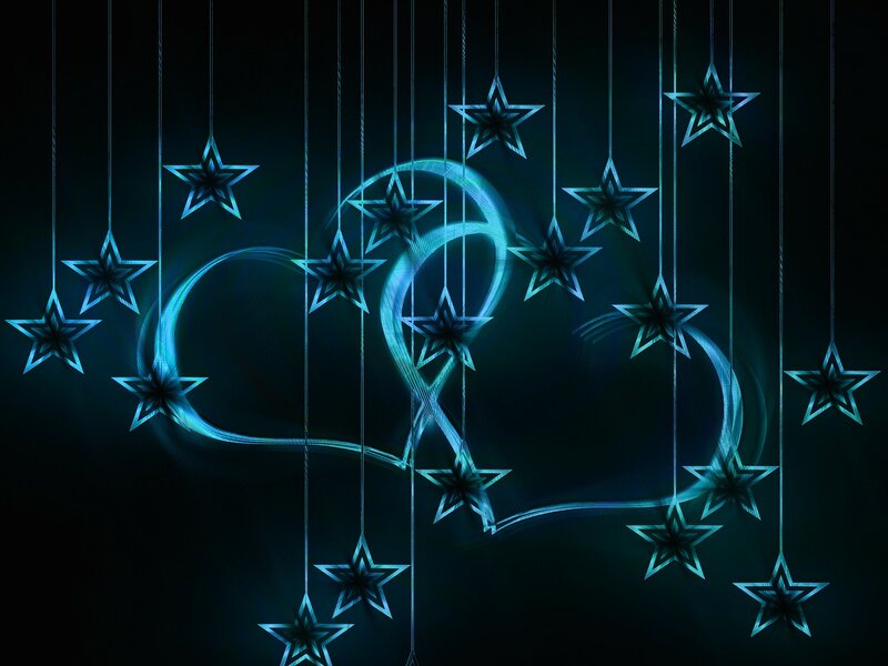 Glowing Blue Stars — Celestial