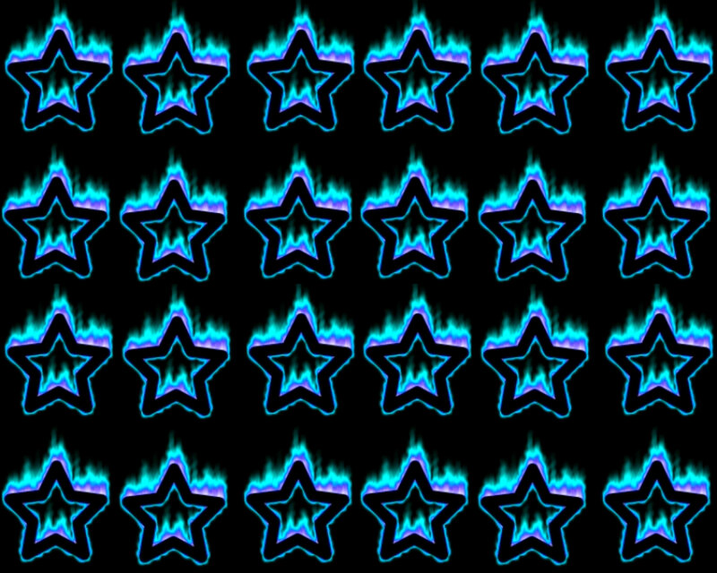 Glowing Blue Stars