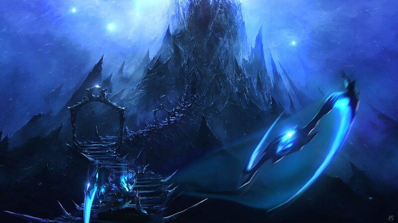 Glowing Blue Sword