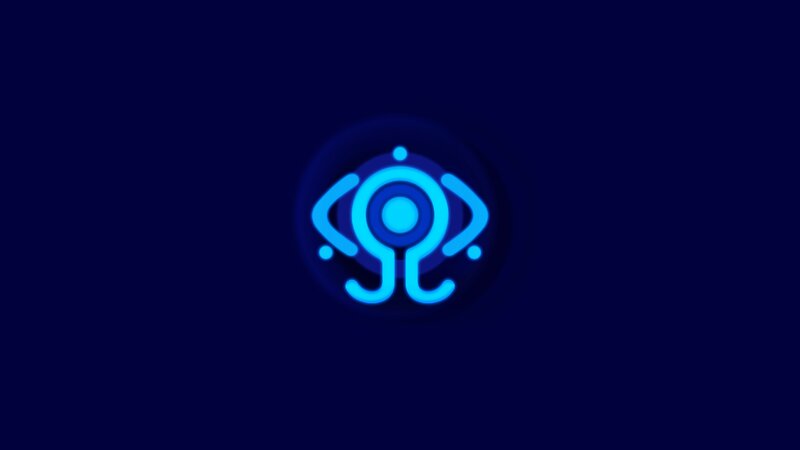 Glowing Blue Symbol — Mysterious