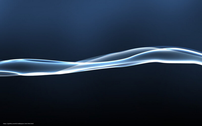 Glowing Blue Wave
