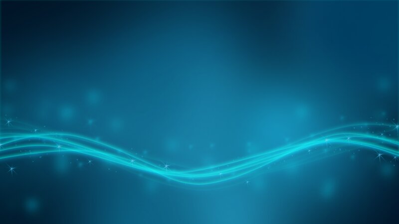 Glowing Blue Waves — Serene