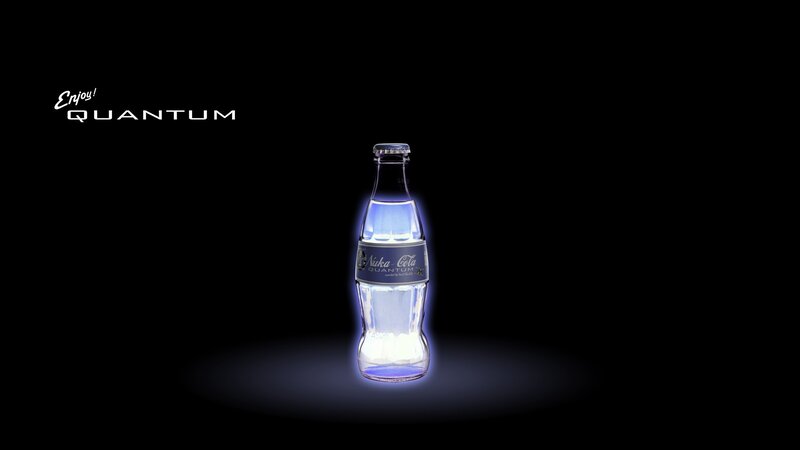 Glowing Bottle of Soda
