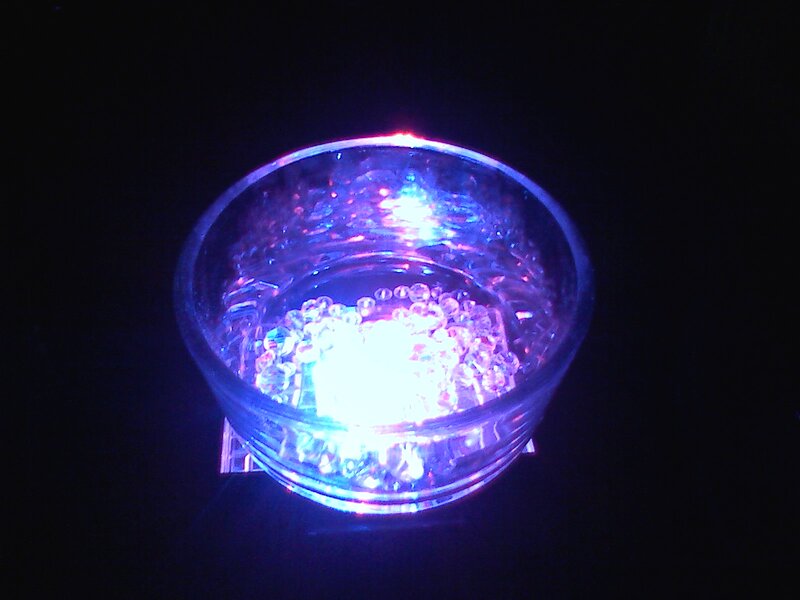 Glowing Bowl with Beads