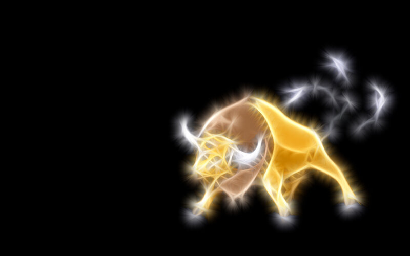 glowing bull energy