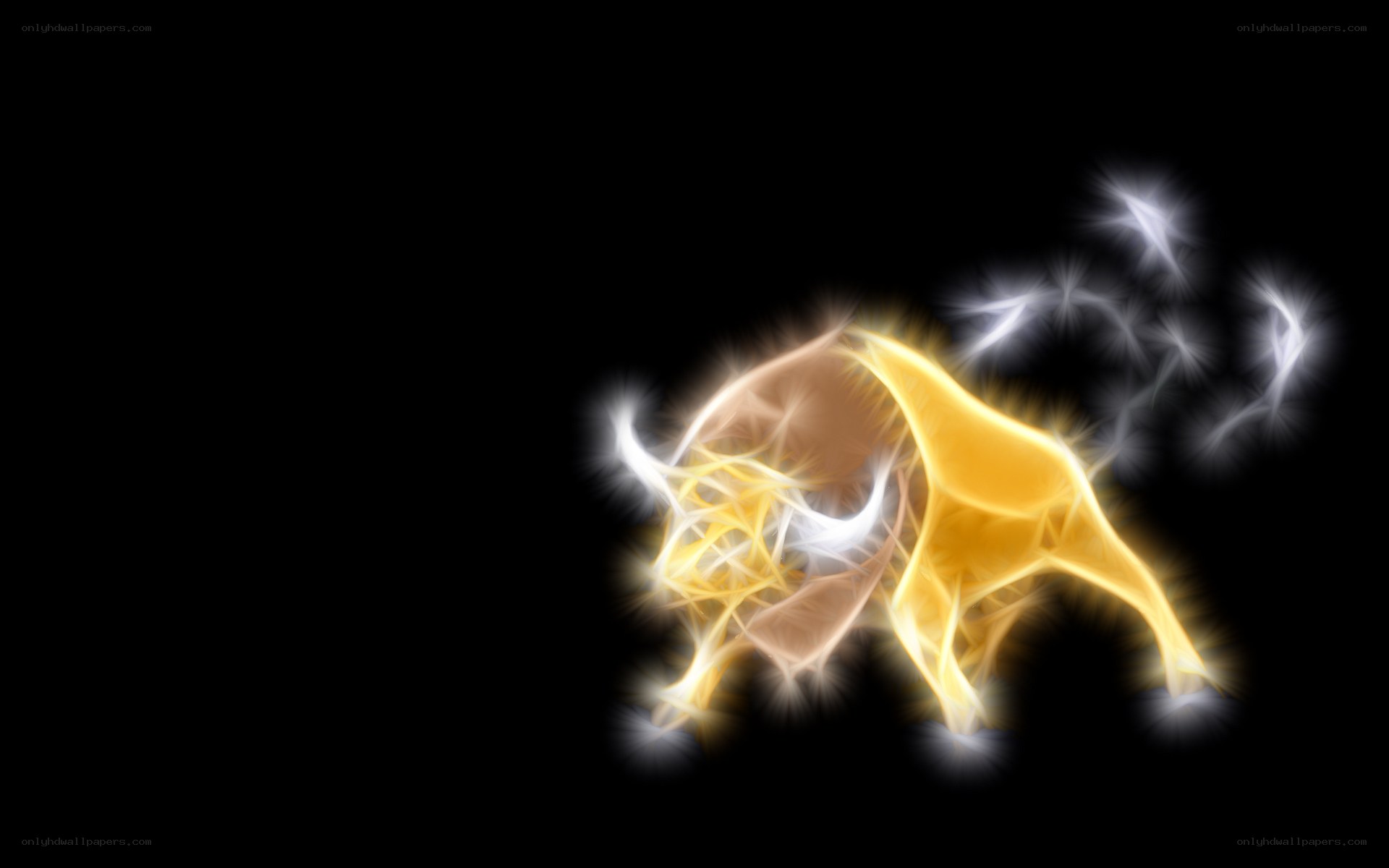 glowing bull energy