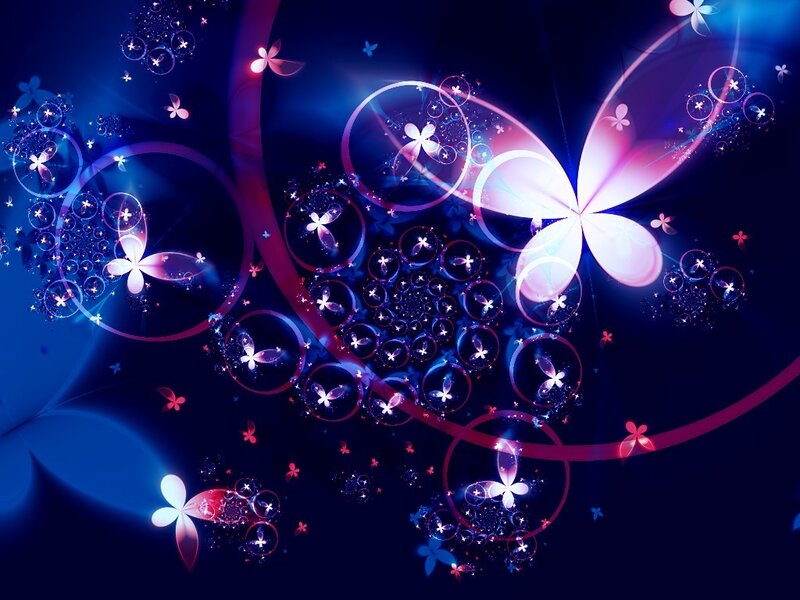 Glowing Butterfly Design