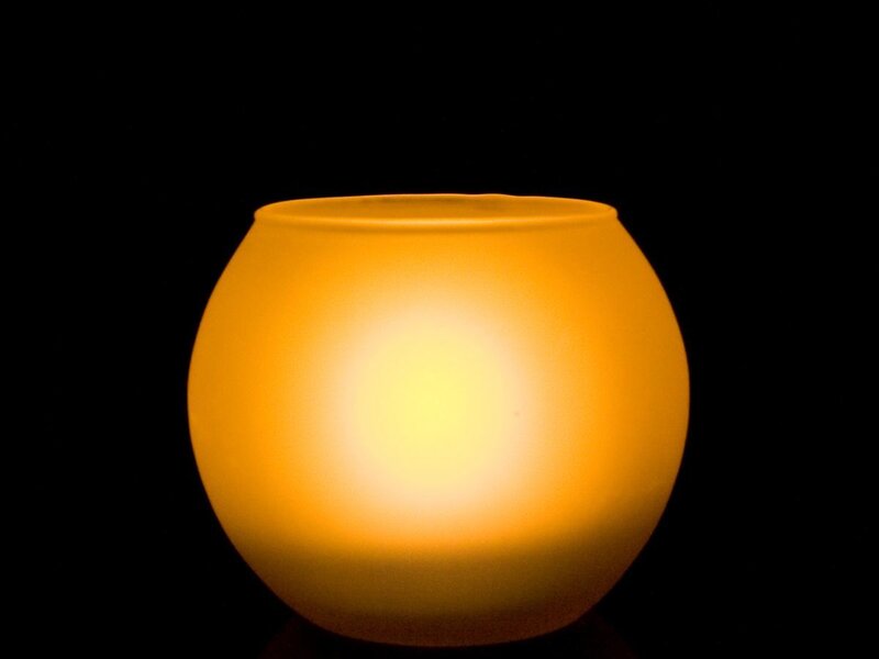 Glowing Candle Holder