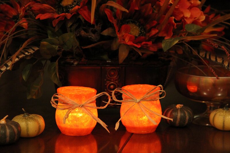 Glowing Candle Jars