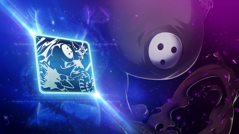 Glowing Card with Character