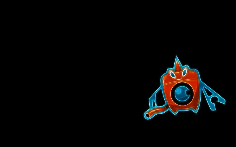 Glowing Cartoon Robot