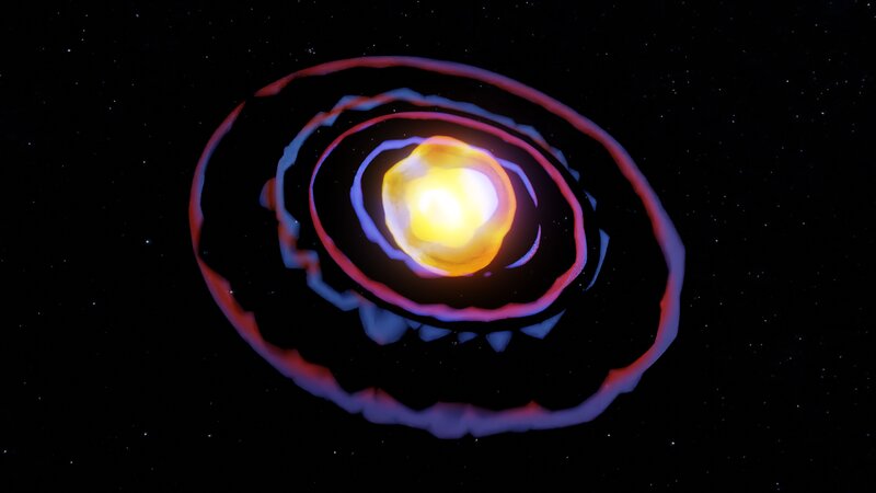 Glowing Celestial Body — Yellow