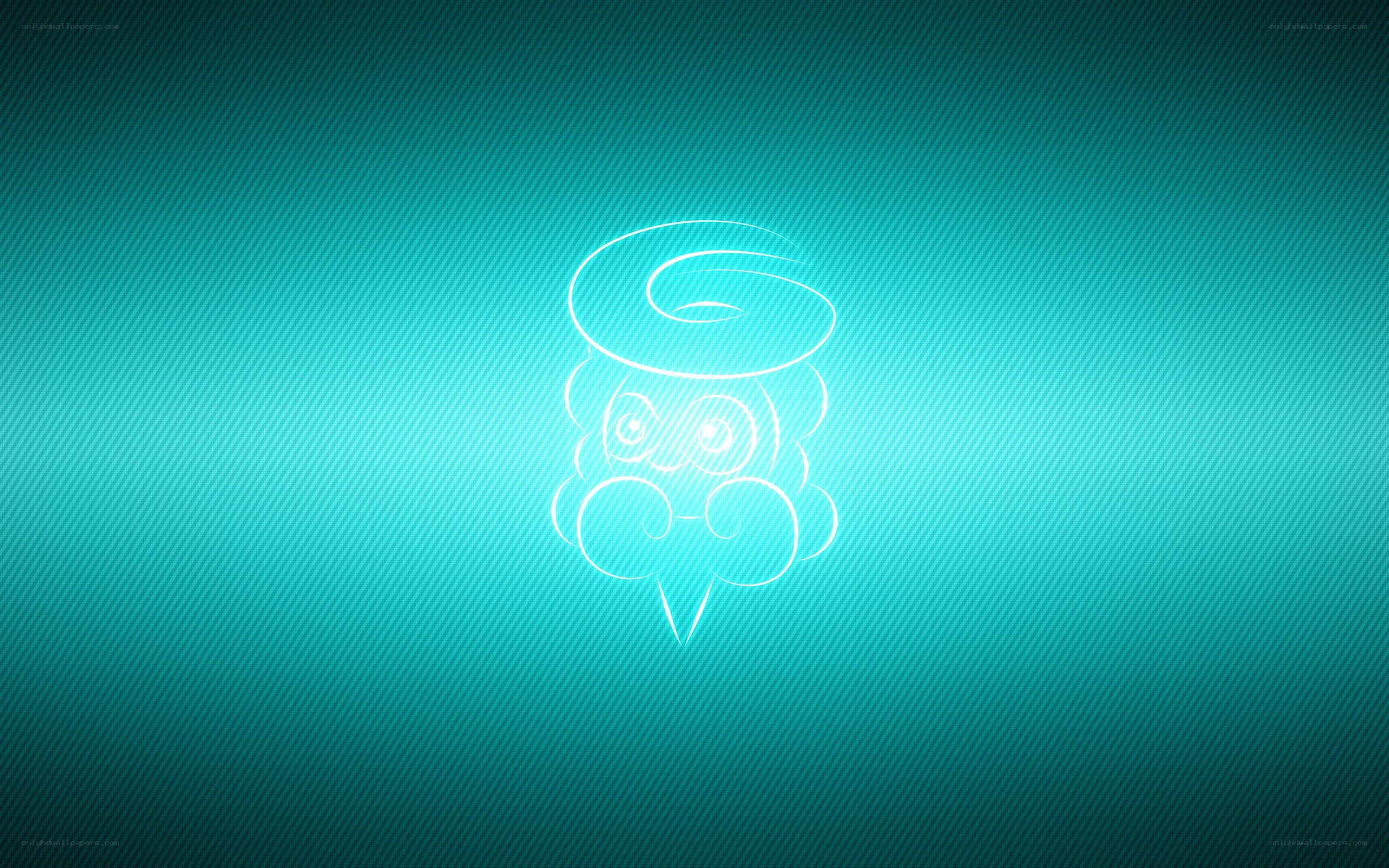 glowing character outline on teal
