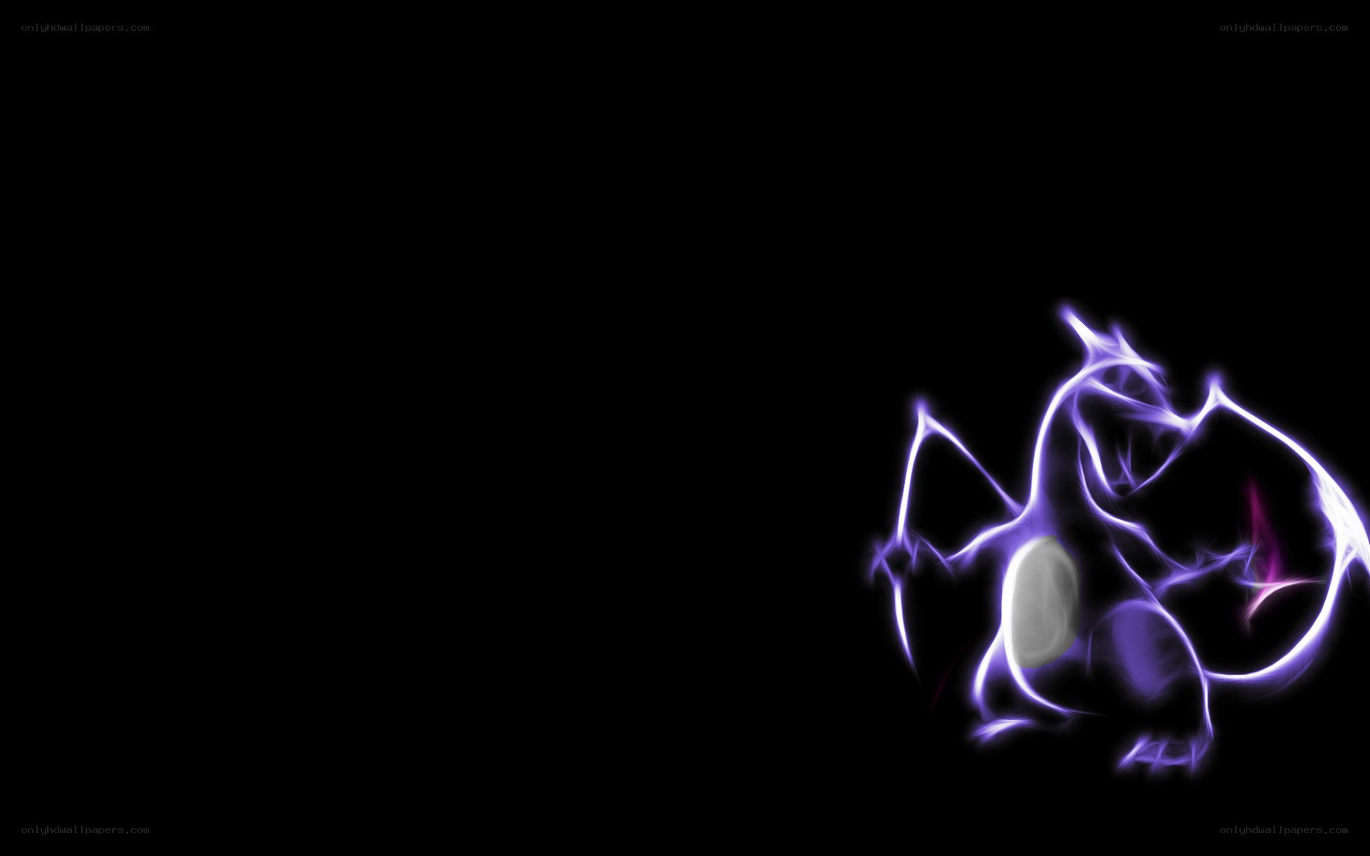 glowing charizard artwork