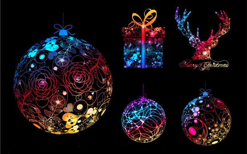 Glowing Christmas Ornaments