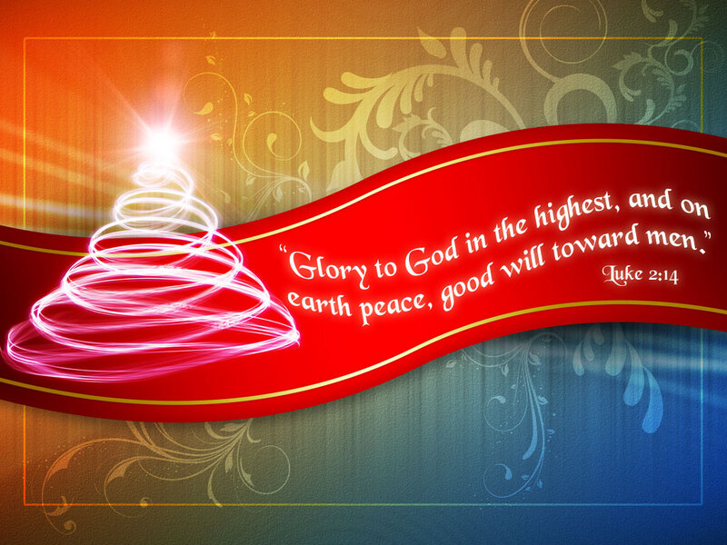 Glowing Christmas Tree — Red, Festive