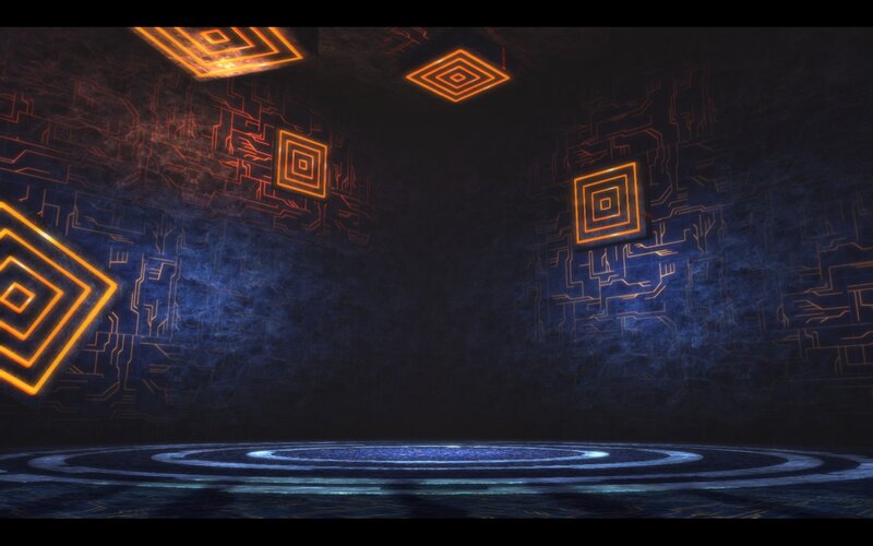 Glowing Circuit Room