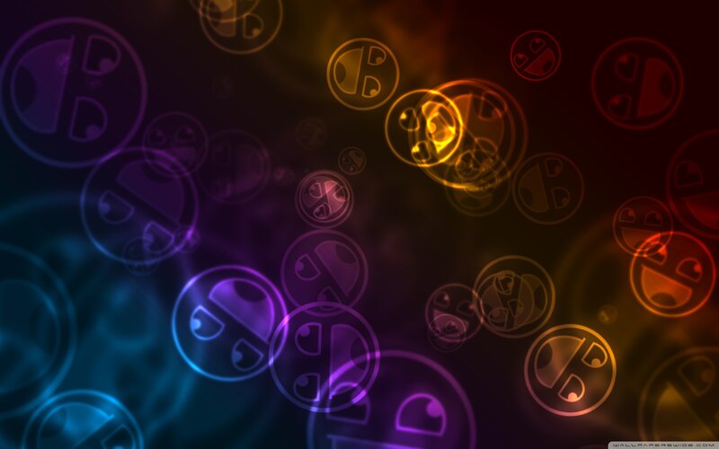 Glowing Circular Icons