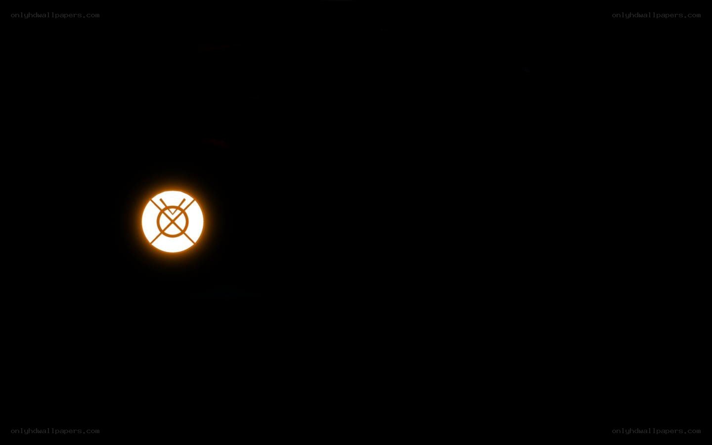 glowing circular symbol