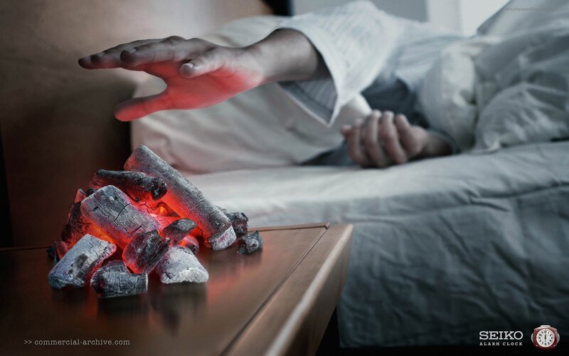 Glowing Coals on Table