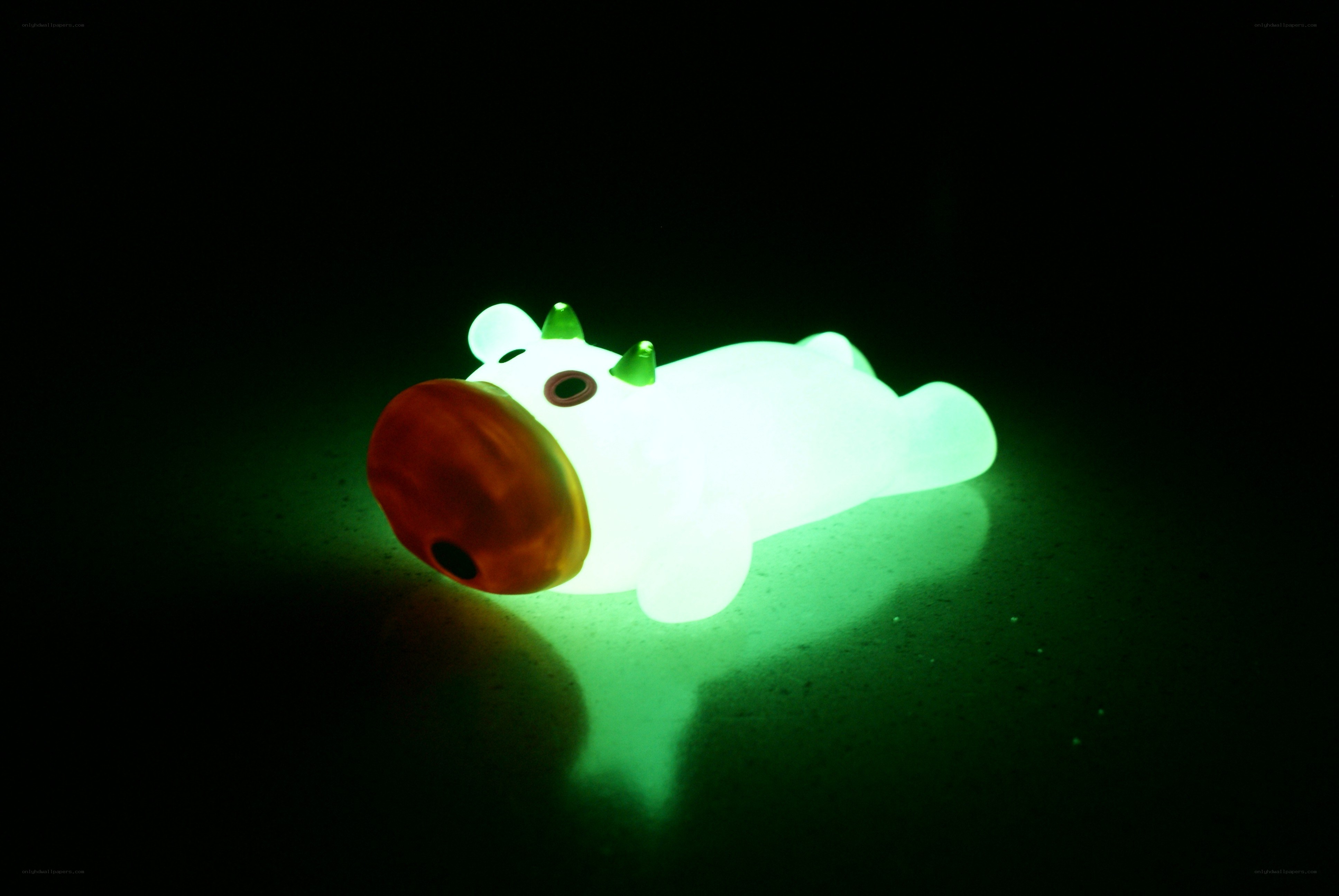 glowing cow toy