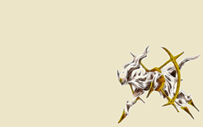 glowing creature on beige