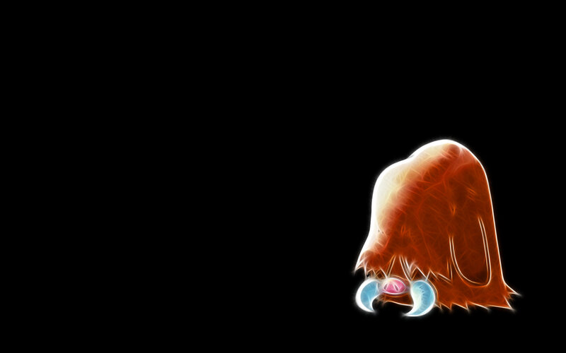 Glowing Creature on Black