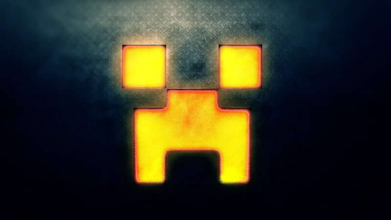 Glowing Creeper Face