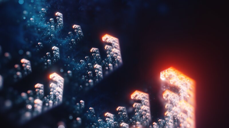 Glowing Crystalline Structures