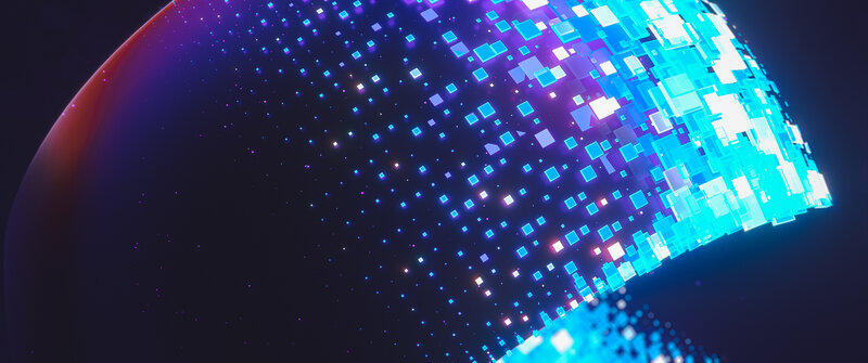 Glowing Cube Sphere