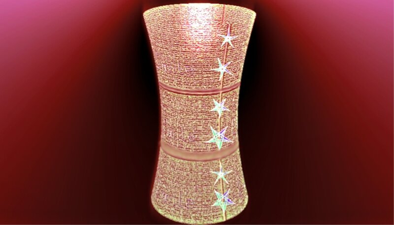 Glowing Cylindrical Object