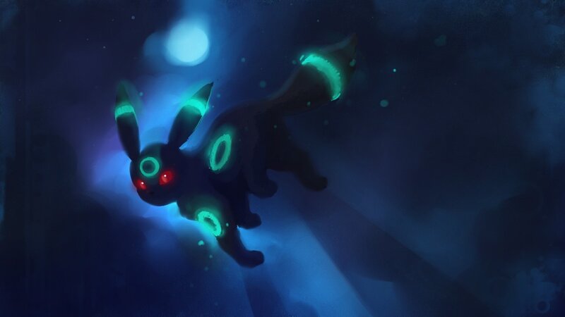 glowing dark pokémon
