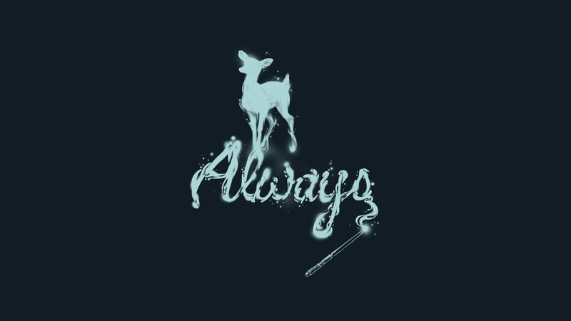 Glowing Deer and Wand