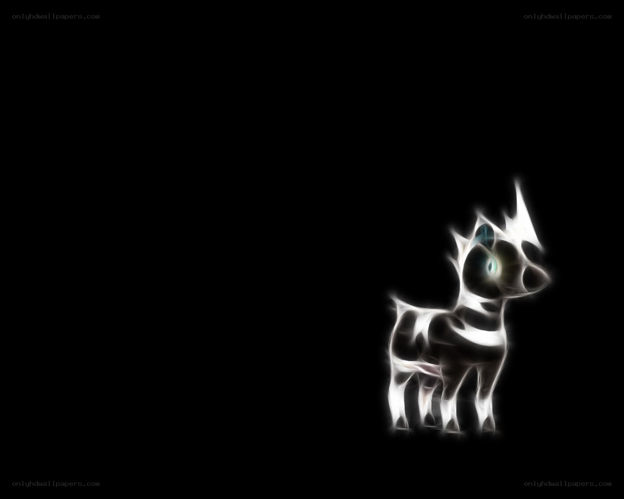 glowing deer silhouette