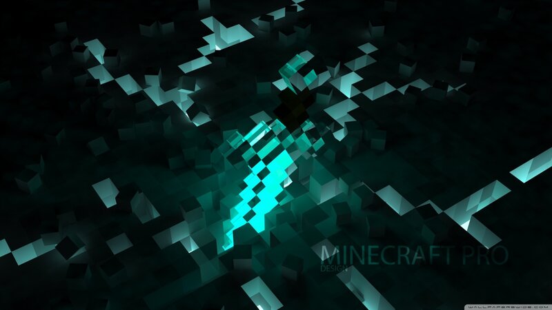 Glowing Diamond Sword