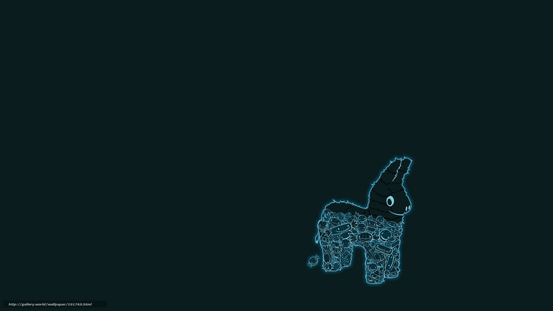 glowing donkey pinata