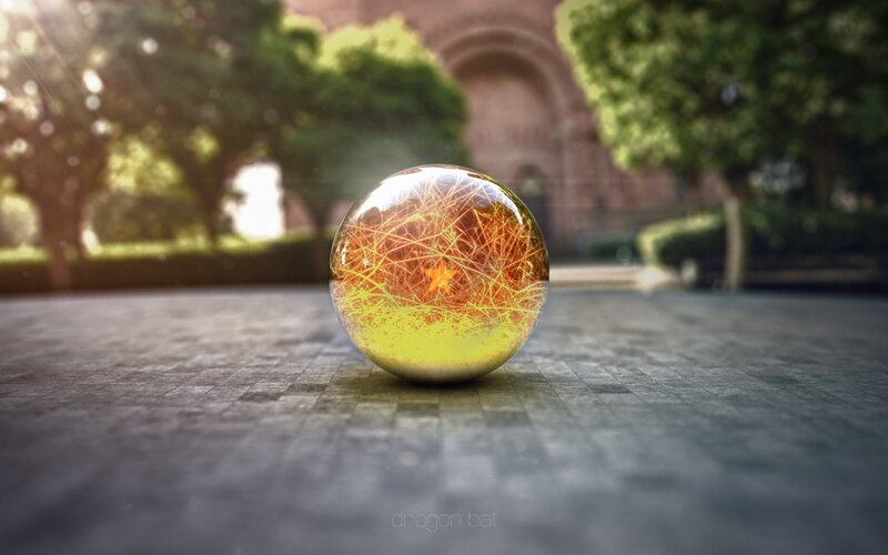 Glowing Dragon Ball — Yellow