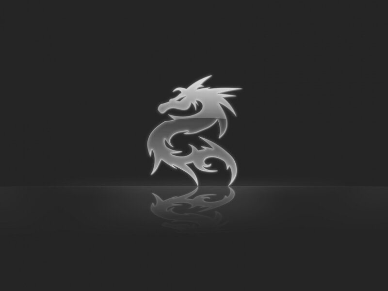 glowing dragon logo