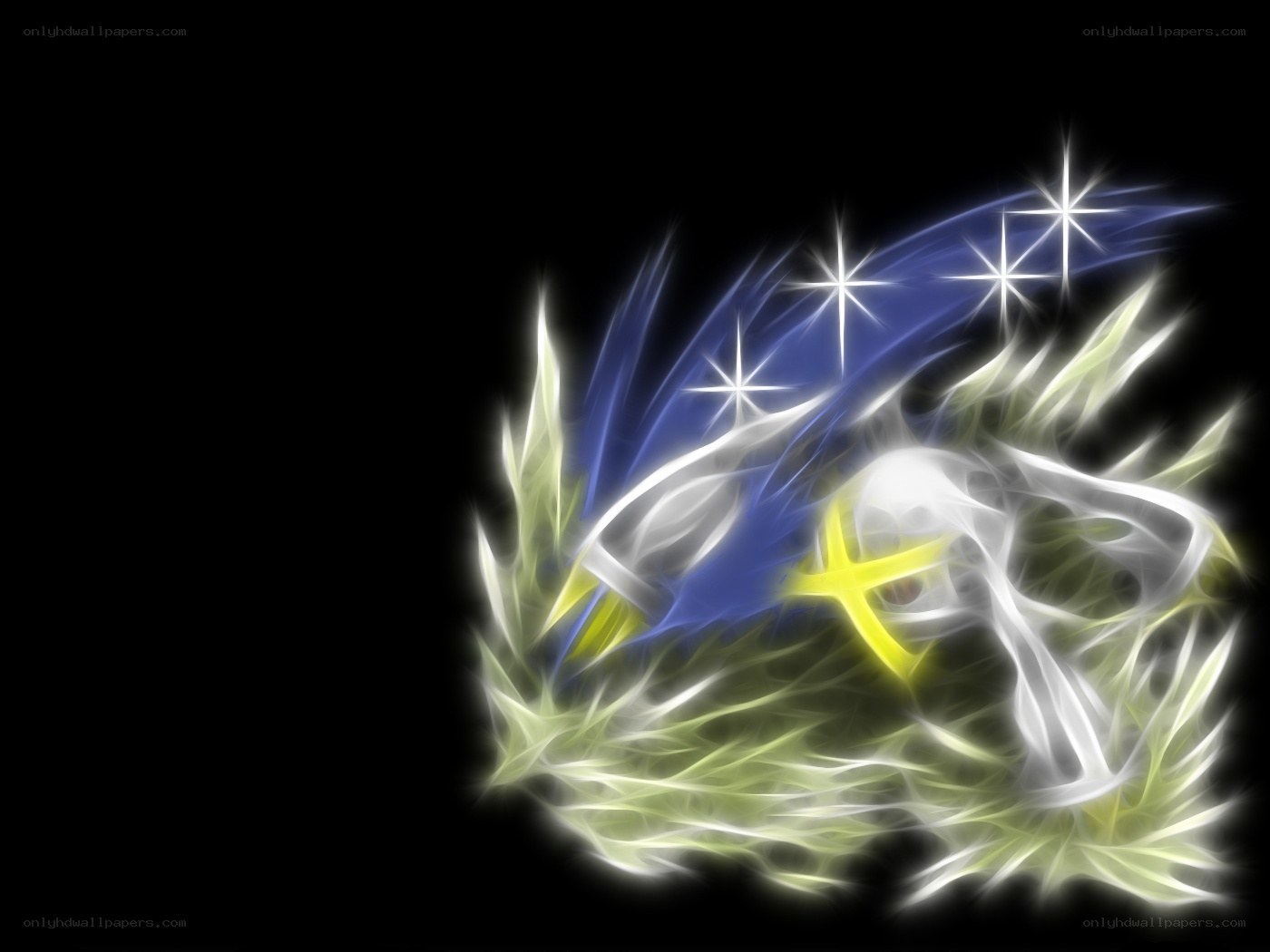 glowing dragon with stars