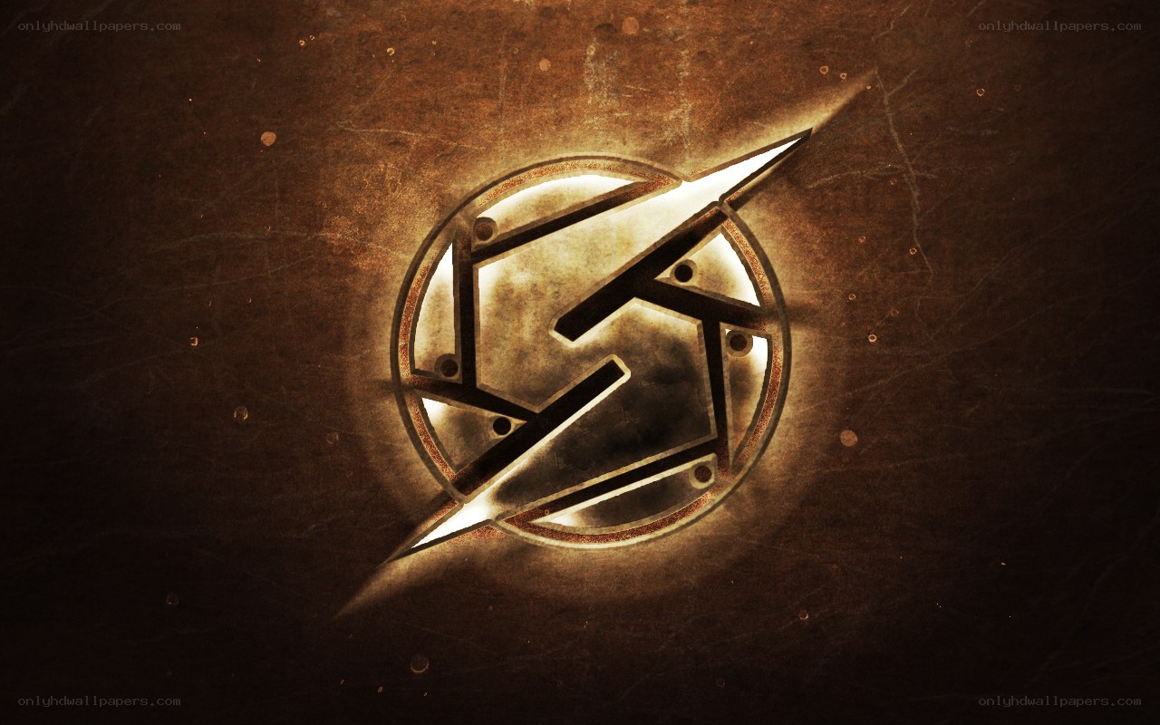 glowing emblem on textured background