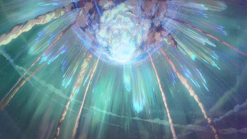 Glowing Energy Explosion