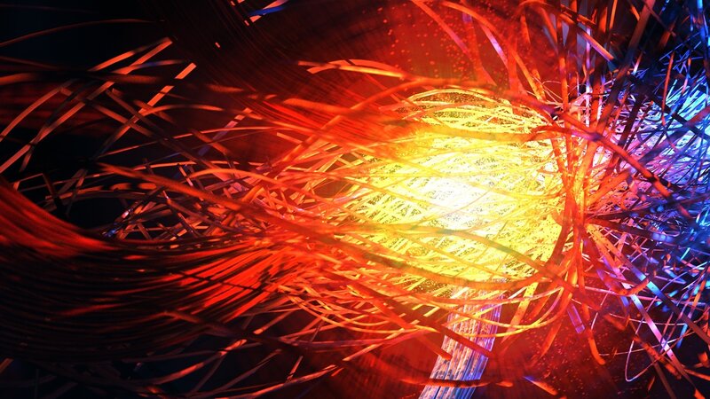 Glowing Energy Sphere — Red