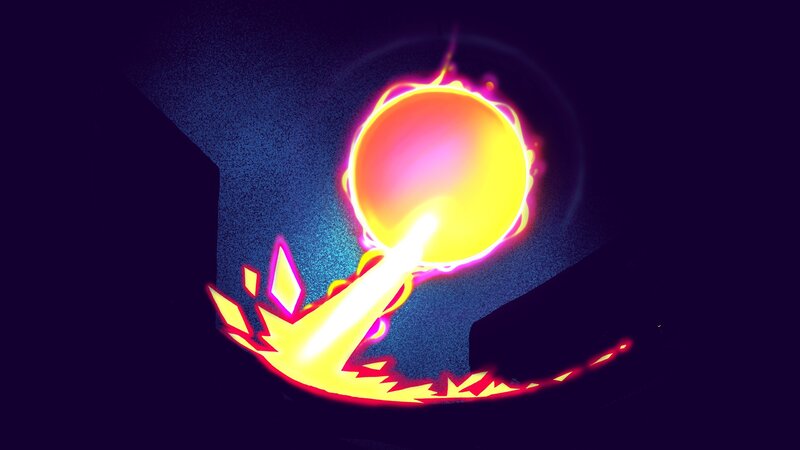 Glowing Energy Sphere — Yellow