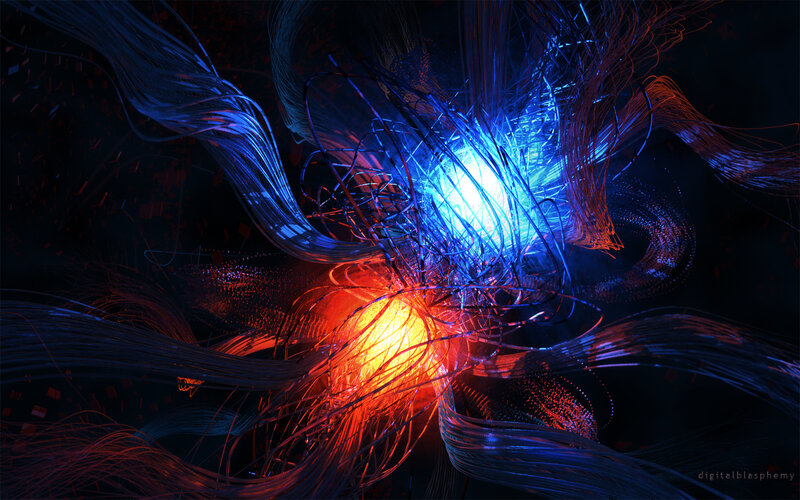 Glowing Energy Strands
