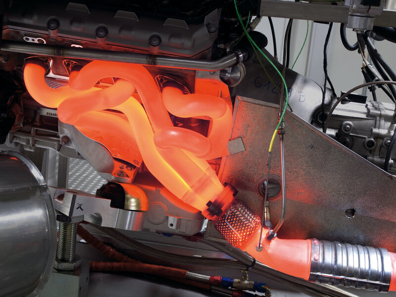 Glowing Engine Exhaust